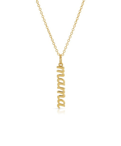 Sweetest Mama Vertical Signature Necklace