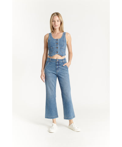 Baylor Flare Cropped Trousers