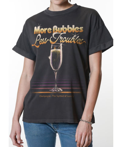 More Bubbles Less Troubles Graphic Tee