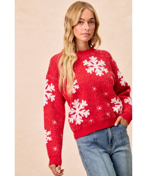 Seasons Snowflake Sweater