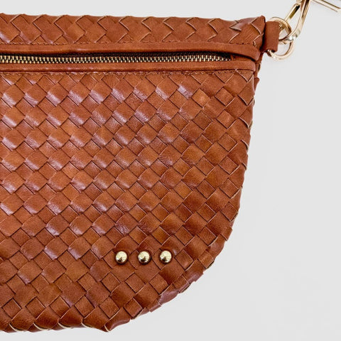 Westlyn Woven Bum Bag - Brown