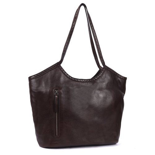 Francesca Leather Tote Bag