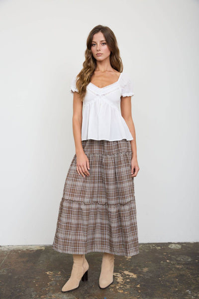 Giana Lace Trim Top