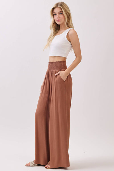 Giselle Wide Leg Gauze Pants