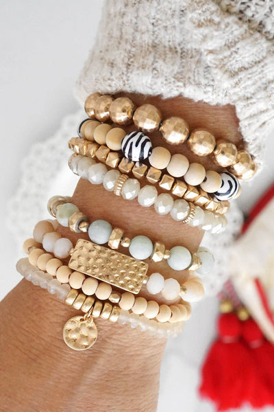 Estonia Beaded Bracelet Stack