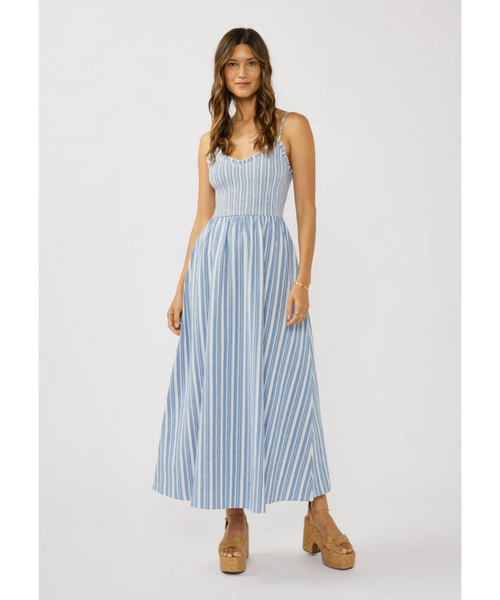 Delilah Striped Midi Dress