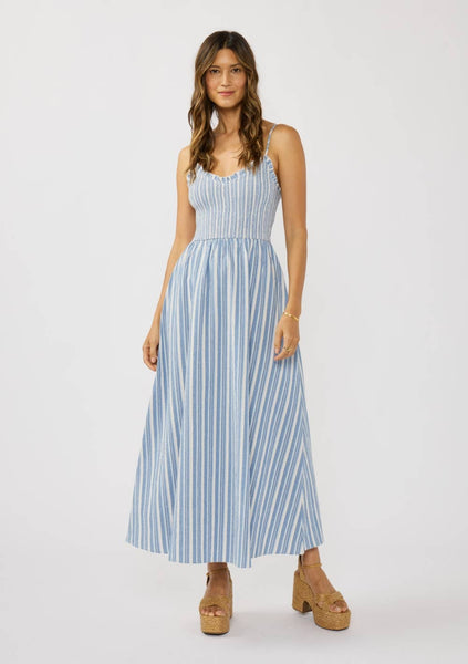 Delilah Striped Midi Dress