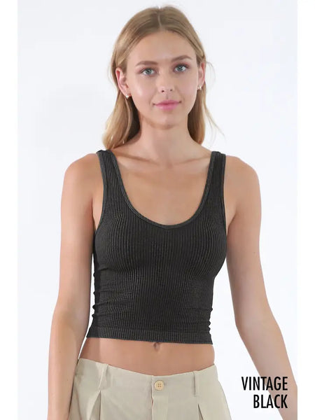 Vintage Crop Top - 8 Colors