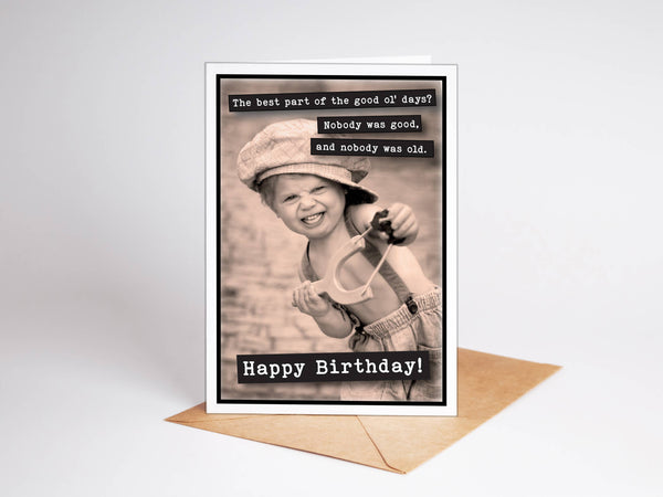 Greeting Card - Funny Birthday