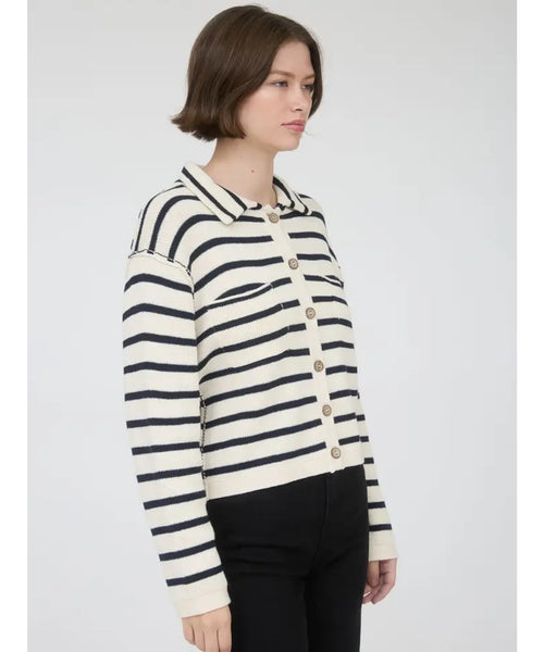 Take a Walk Striped Cardigan