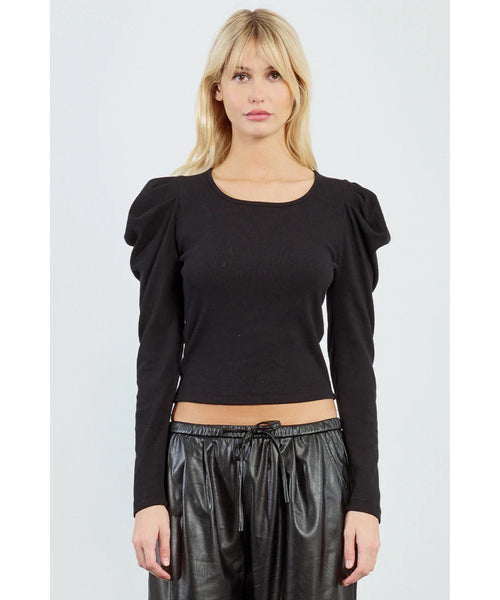 Celine Ribbed Long Sleeve