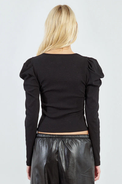 Celine Ribbed Long Sleeve