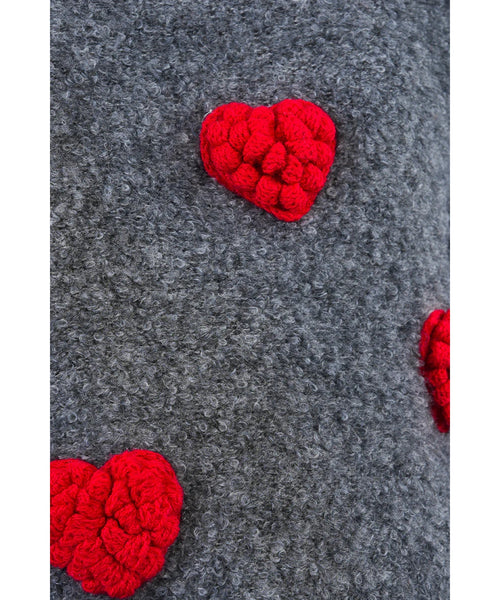 Nikki Embossed Heart Sweater
