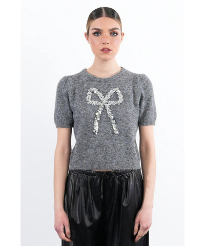 Wrapped All Up Knit Top