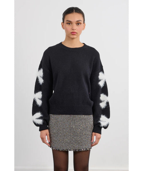 Baylee Bow Sleeve Sweater