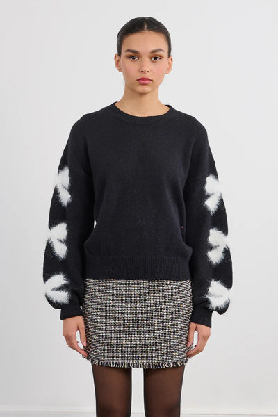 Baylee Bow Sleeve Sweater