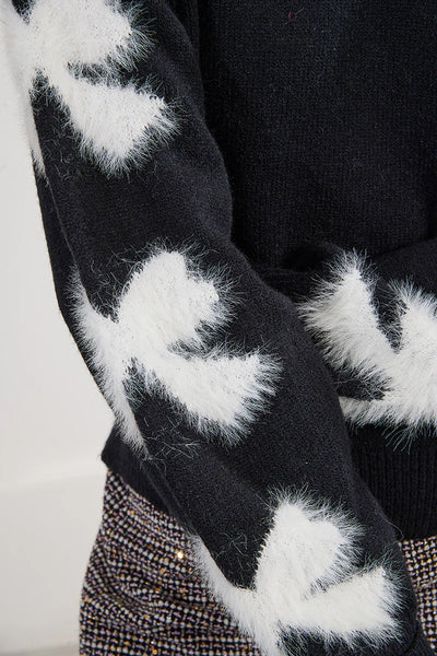 Baylee Bow Sleeve Sweater