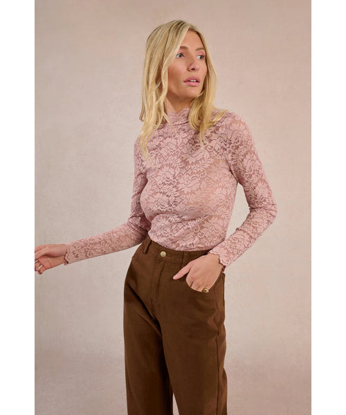 Shirin Lace Top - Blush