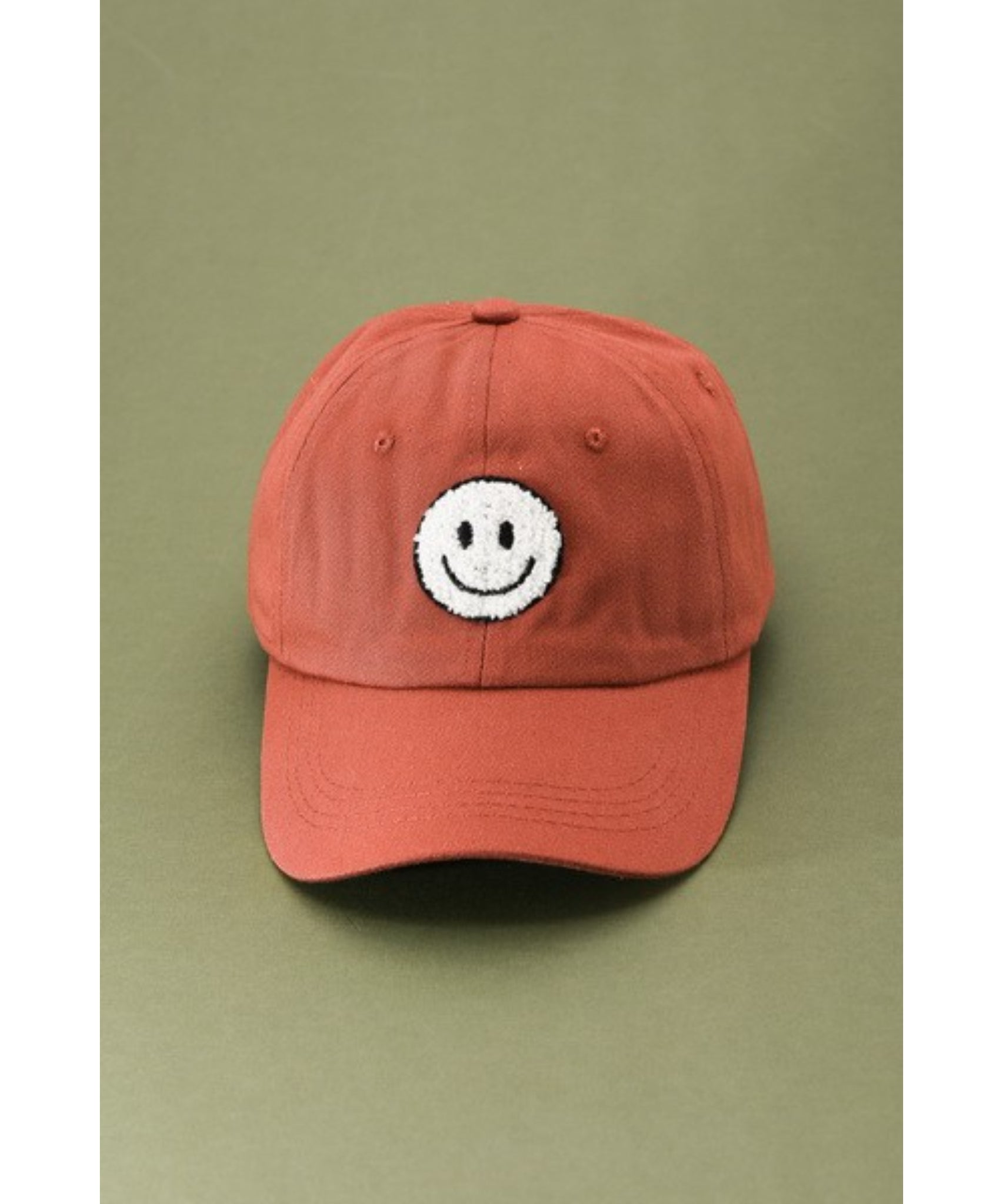 All Smiles Sherpa Baseball Cap - Clay