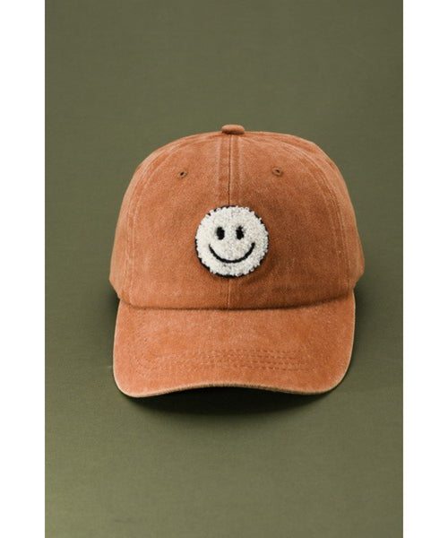 All Smiles Sherpa Baseball Cap - Vintage Brown