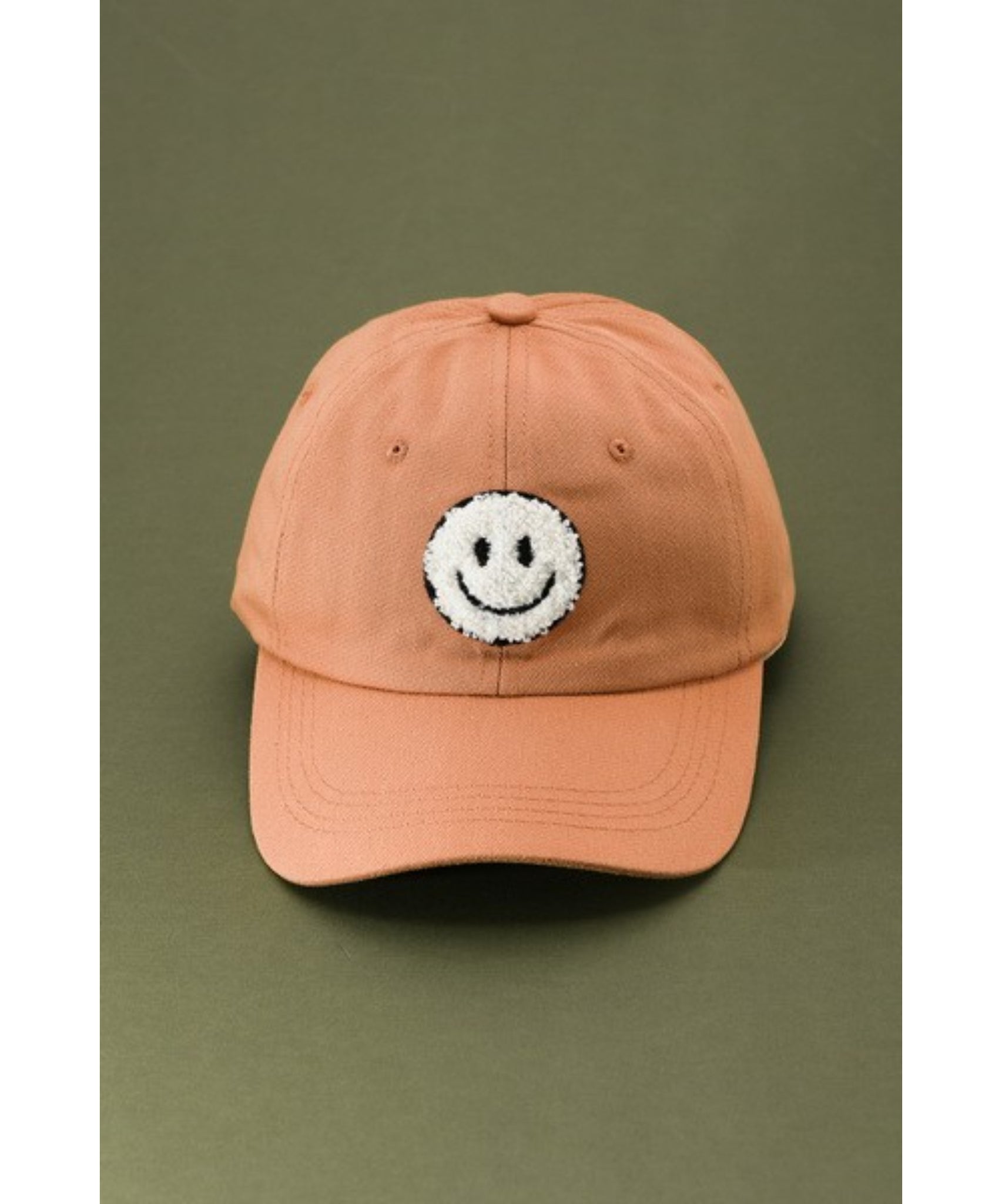 All Smiles Sherpa Baseball Cap - Adobe