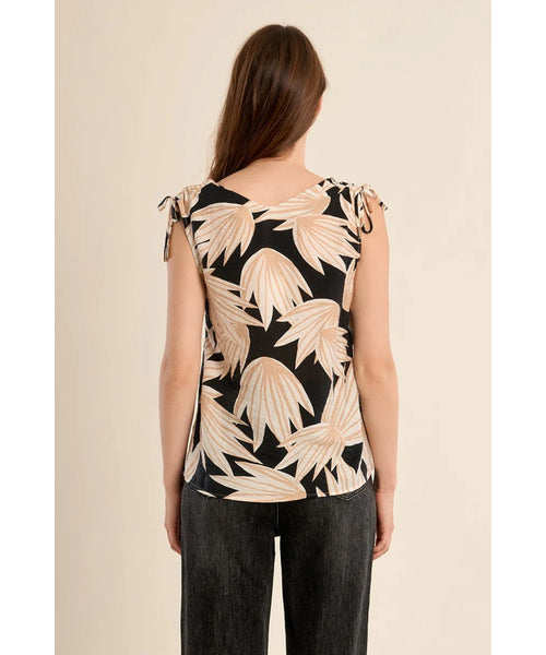 Paradise Tie Shoulder Tank Top