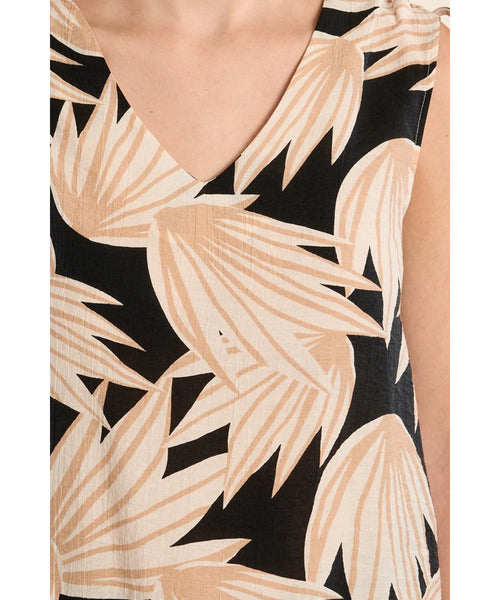 Paradise Tie Shoulder Tank Top