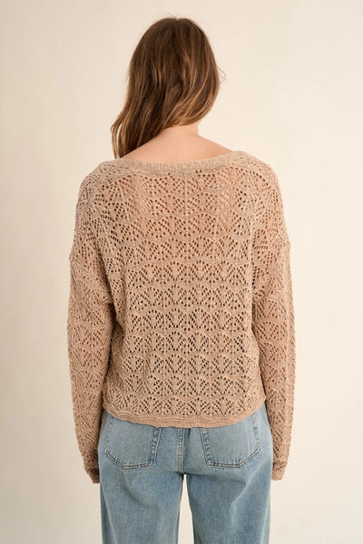 Kamee Open Knit Cardigan