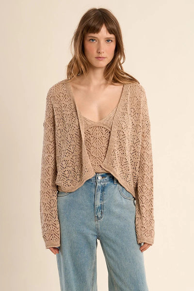 Kamee Open Knit Cardigan