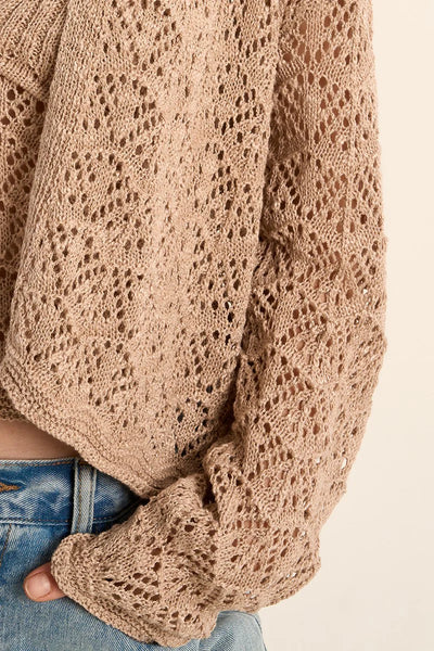 Kamee Open Knit Cardigan
