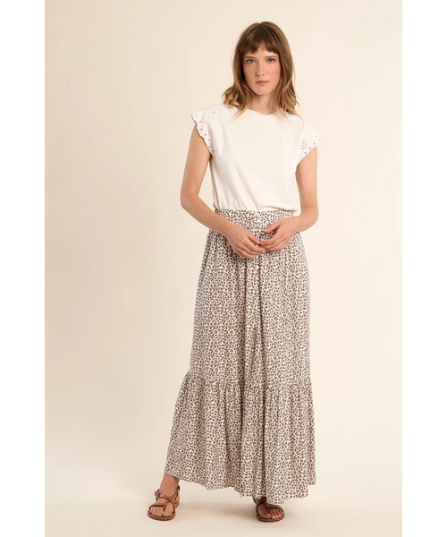 Ella Leopard Print Skirt