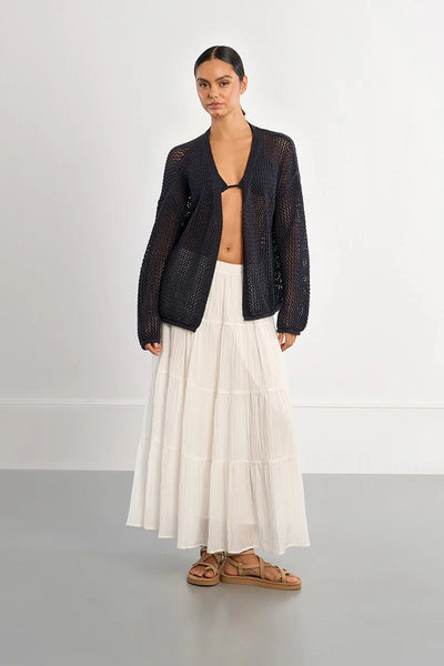 Summer Open Knit Cardigan