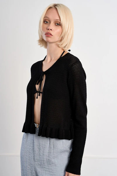River Tie Front Cardigan