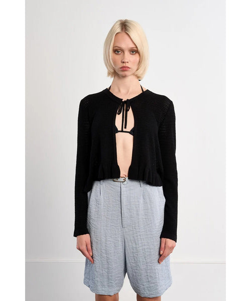 River Tie Front Cardigan
