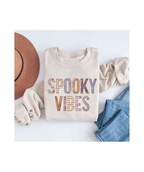 Spooky Vibes Graphic Sweatshirt