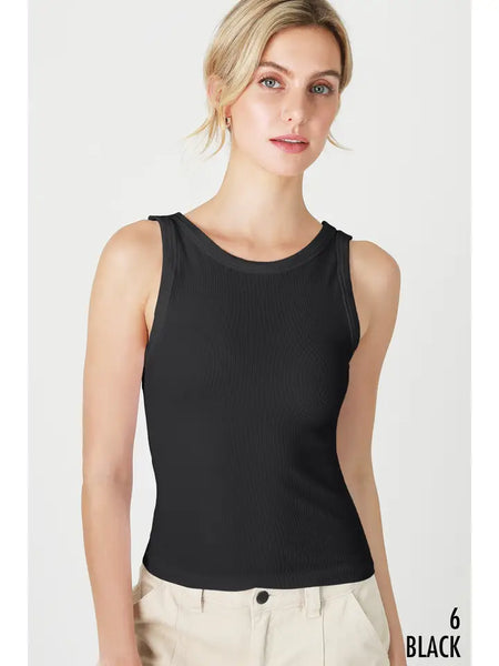 Reversible Ribbed Tank - Multiple Colors