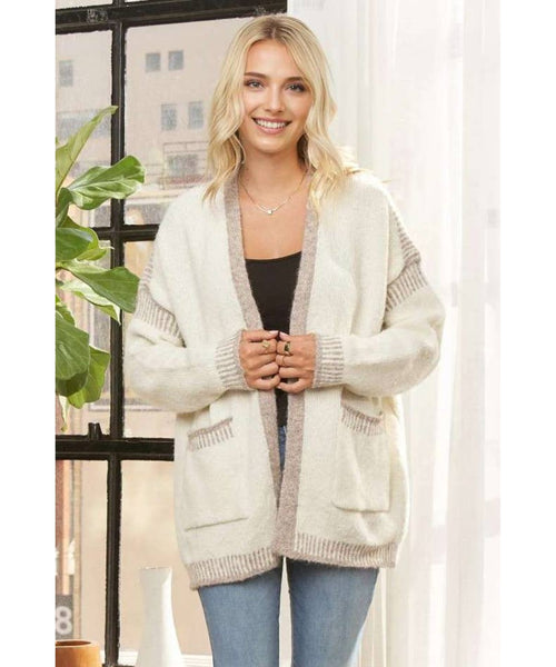In Stitches Cardigan - Ivory