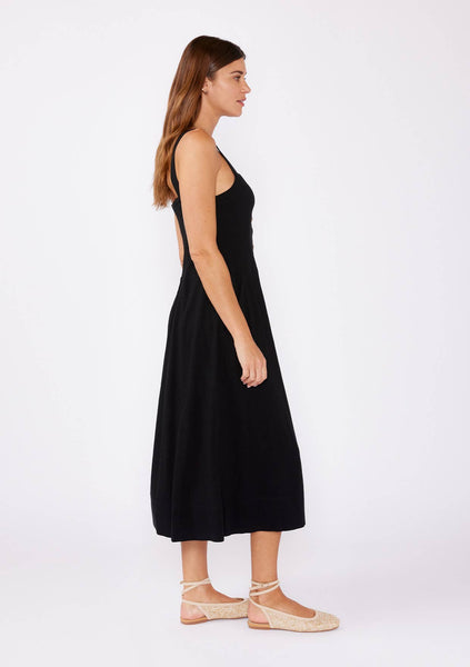 Hazel Square Neck Corset Midi Dress