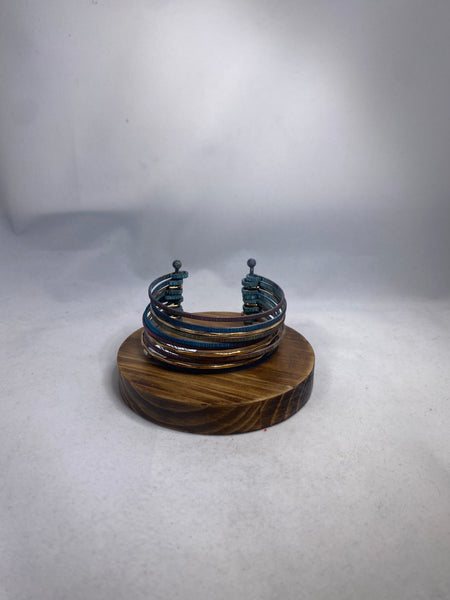 Metal Bands Cuff Bracelet