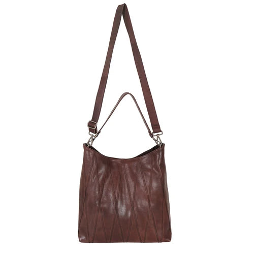 Brooklyn Diamond Leather Bag