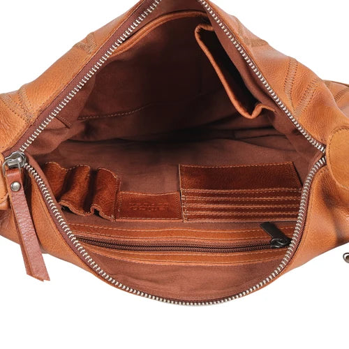 Alli Diamond Leather Crossbody Bag