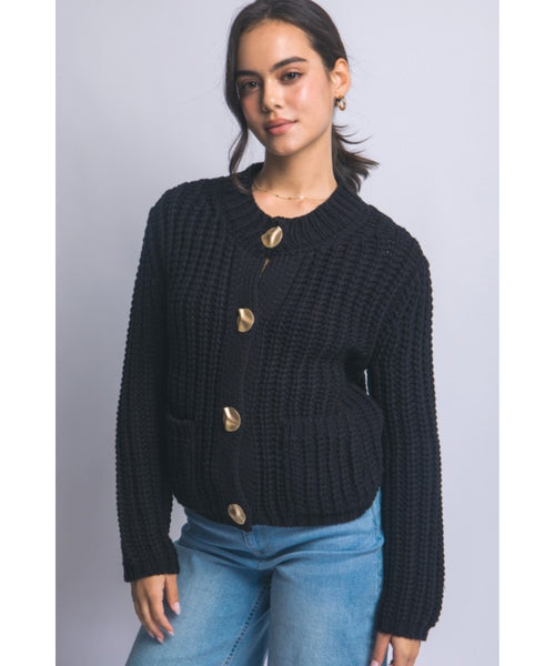 Suze Chunky Knit Cardigan