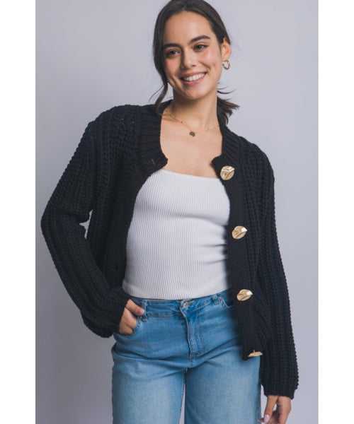 Suze Chunky Knit Cardigan
