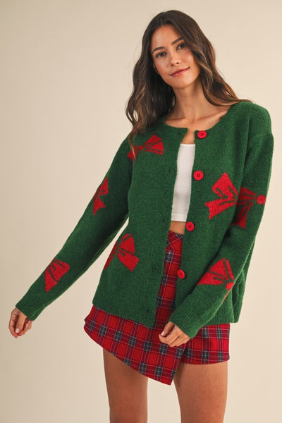 Put a Bow on it Christmas Cardigan