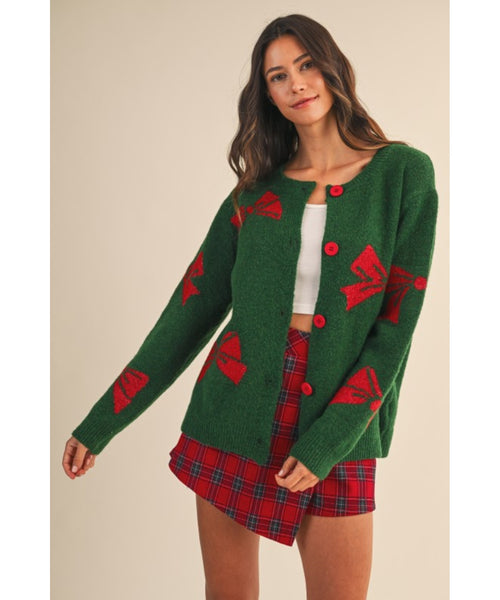 Put a Bow on it Christmas Cardigan