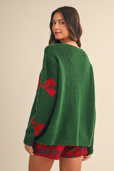 Put a Bow on it Christmas Cardigan