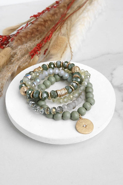 Venizia Beaded Bracelet Stack