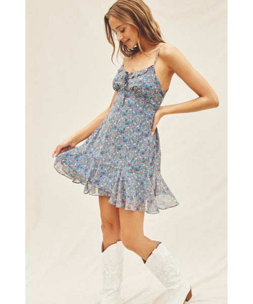 Bluebell Floral Babydoll Dress