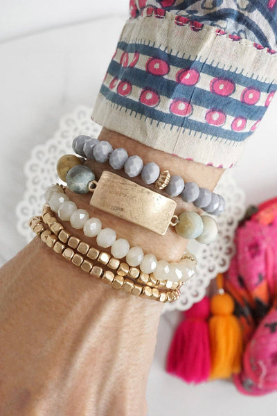 Krakow Boho Beaded Bracelet Stack