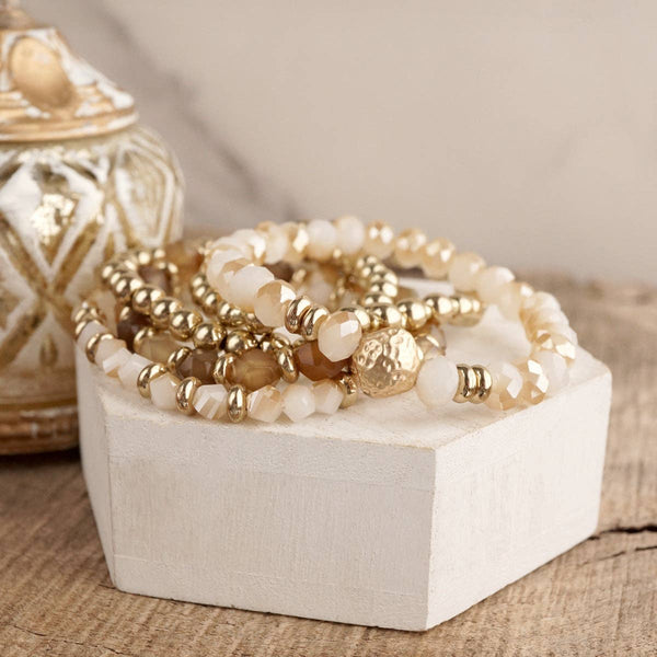 Athena Beaded Bracelet Stack